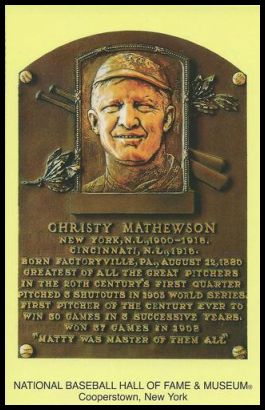 73 Christy Mathewson '36